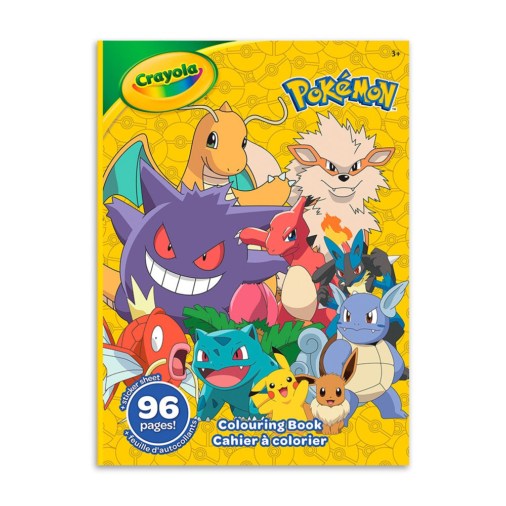 JOUET K.I.D. INC. Toys & Games Pokémon Coloring Book, 96 Pages, 1 Count 063652095701