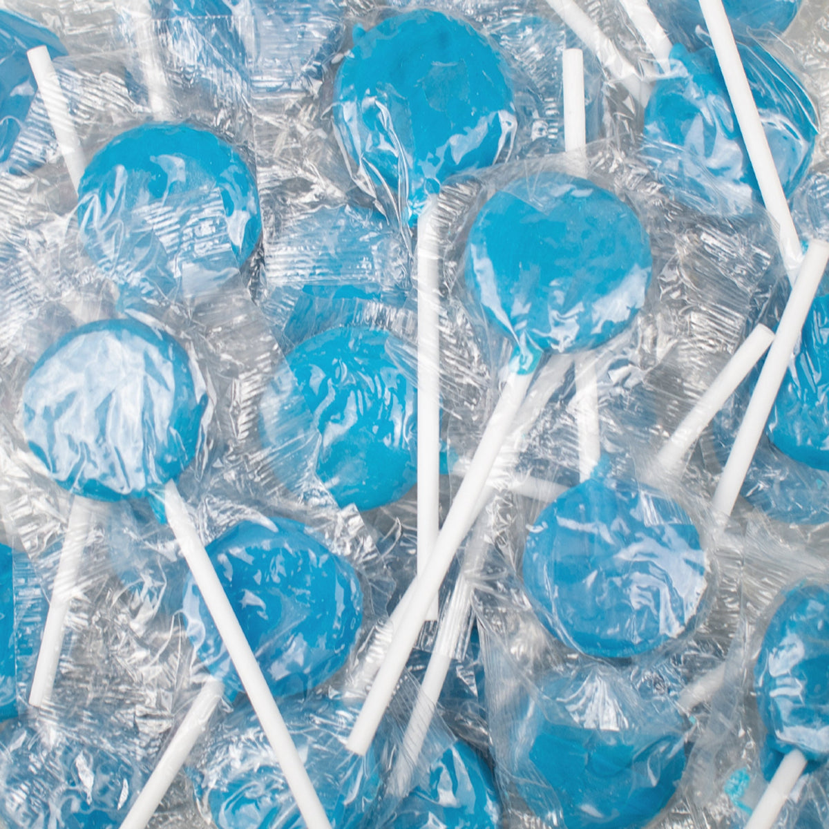 JUST CANDY Candy Bar Blue Lollipops, 11.3 Oz, 1 Count 715786737773