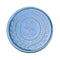 JUST CANDY Candy Bar Blue Milk Chocolate Coins, 6 Oz, 1 Count 715786714699