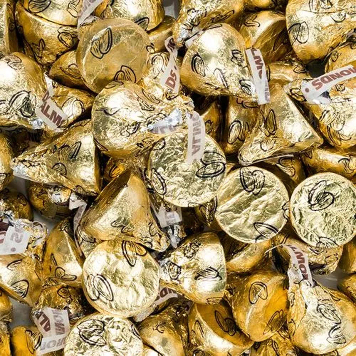 JUST CANDY Candy Bar Gold Kisses Chocolate, 8 Oz, 1 Count