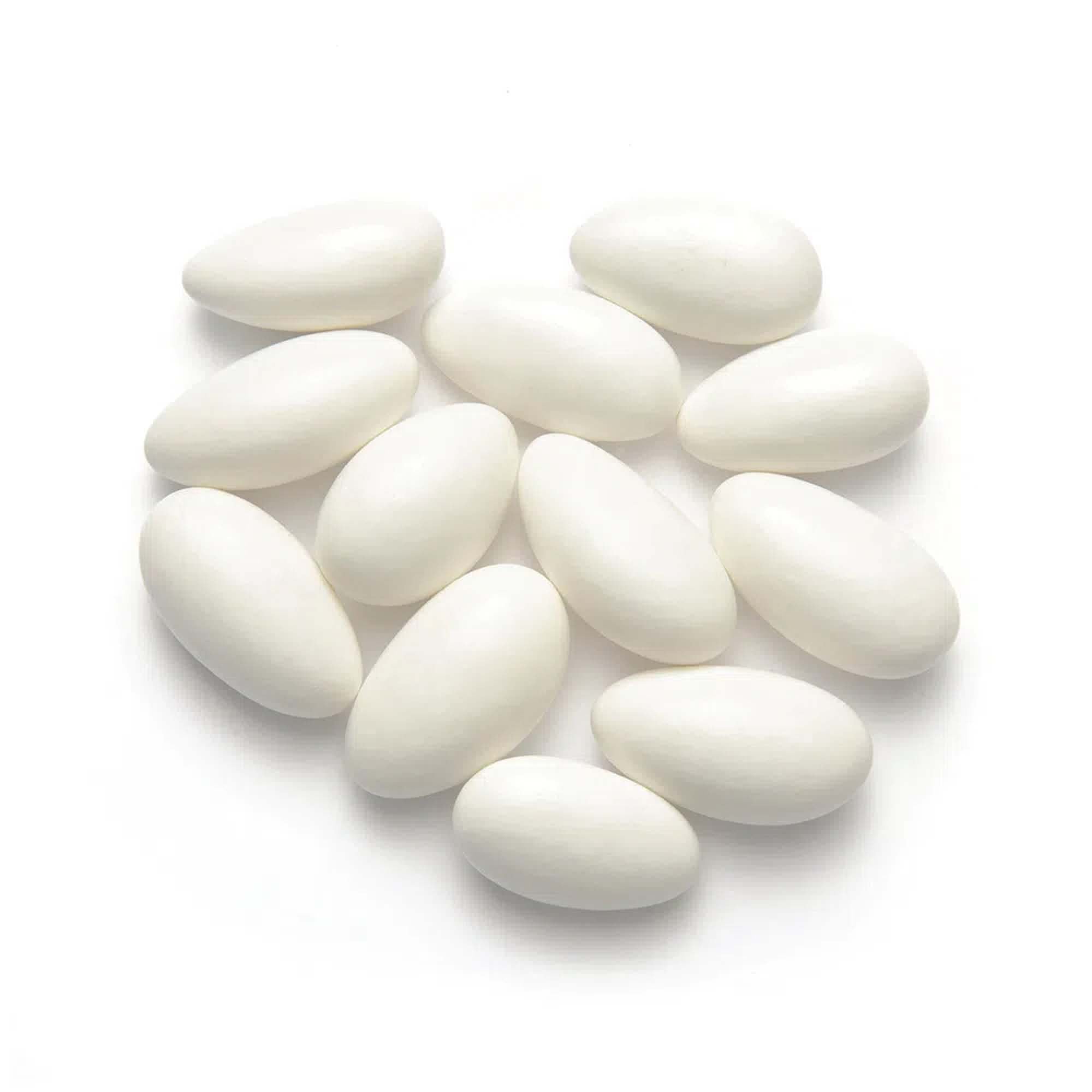 White Jordan Almonds, 12 Oz, 1 Count | Party Expert