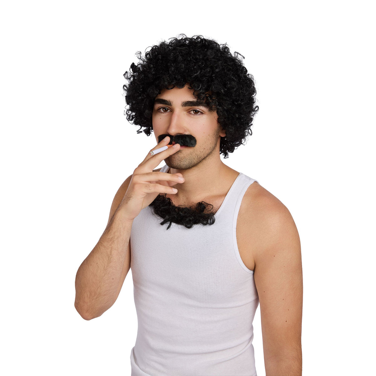 KAI YEE LIMITED Costume Accessories Black Lite Afro Wig for Adults 840482504012