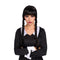KAI YEE LIMITED Costume Accessories Jenna's Black Braided Wig for Adults 840482504036