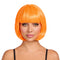 KAI YEE LIMITED Costume Accessories Neon Orange Bob Wig for Adults 840482504067