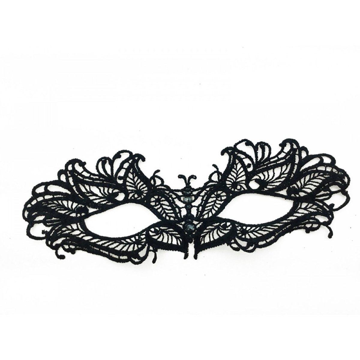 KBW GLOBAL CORP Costume Accessories Brocade Mascarade Black Lace Eye mask , 1 Count 831687001109