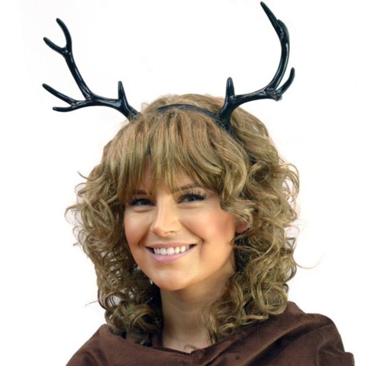 KBW GLOBAL CORP Costume Accessories Deer Antlers Headband for Adults, Assortment, 1 Count 831687021459