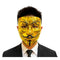 KBW GLOBAL CORP Costume Accessories Gold Vendetta Face Mask for Adults 831687073670