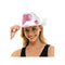 KBW GLOBAL CORP Costume Accessories Pink Cow Print Cowboy Hat for Adults