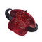 KBW GLOBAL CORP Costume Accessories Red Rhinestone Devil Hat for Adults