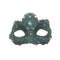 KBW GLOBAL CORP Costume Accessories Silver Venetian Mask with Brocade Lace, 1 Count 831687017827