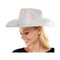 KBW GLOBAL CORP Costume Accessories White Rhinestone Cowboy Hat for Adults 831687041310