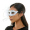 KBW GLOBAL CORP Costume Accessories White Venetian Mask with Side Feathers, 1 Count 831687064159