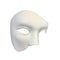 KBW GLOBAL CORP Costume Accessories White Venetian Phantom Mask, 1 Count 831687134840