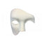 KBW GLOBAL CORP Costume Accessories White Venetian Phantom Mask, 1 Count 831687134840