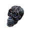 KBW GLOBAL CORP Halloween Black Skeleton Head with Pearls, 1 Count 831687076411