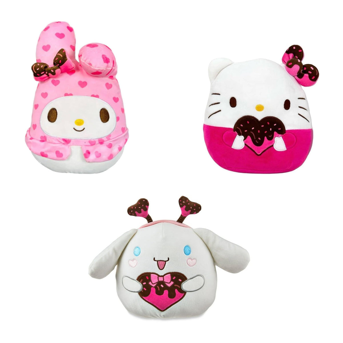 KELLYTOY Plushes Hello Kitty Sanrio Squishmallow Plush, 8 Inches, Assortment, 1 Count