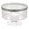 KINGZAK INDUSTRIES INC Candy Bar Clear Plastic Trifle Bowl with Jewel Accent, 40 Oz, 1 Count 763615603706