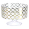 KINGZAK INDUSTRIES INC Candy Bar Gold Plastic Trifle Bowl, 40 Oz, 1 Count 763615603720