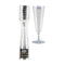 KINGZAK INDUSTRIES INC Disposable-Plasticware Silver Plastic Champagne Flutes, 5 Oz, 8 Count 763615123709