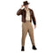 KROEGER Costumes Indiana Jones Qualux Costume for Adults