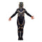 KROEGER Costumes Marvel Black Panther Shuri Qualux Costume for Kids, Black Jumpsuit