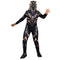 KROEGER Costumes Marvel Black Panther Shuri Qualux Costume for Kids, Black Jumpsuit