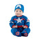 KROEGER Costumes Marvel Captain America Costume for Babies, Blue Jumpsuit