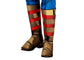 KROEGER Costumes Marvel Captain America Qualux Costume for Adults, Jumpsuit and Mask