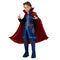 KROEGER Costumes Marvel Dr.Strange Qualux Costume for Kids, Blue Tunic Top with Red Cape