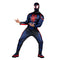 KROEGER Costumes Marvel Spider-Man Miles Morales Qualux Costume for Adults, Black Jumpsuit