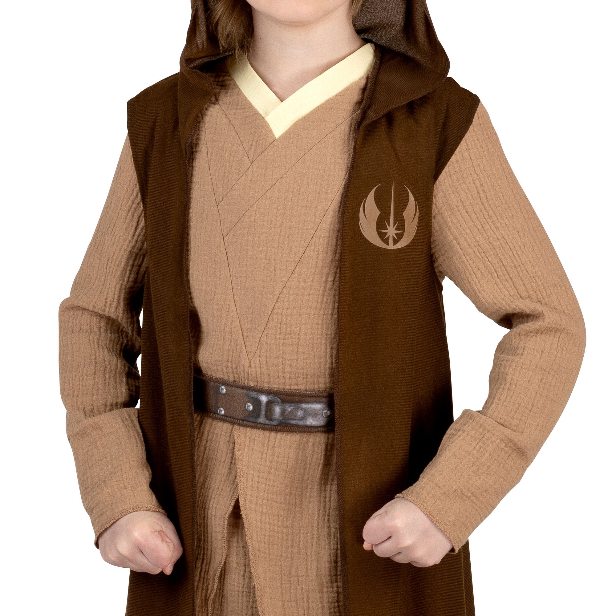 Star Wars Obi Wan Qualux Costume for Kids Hooded Robe Party Expert
