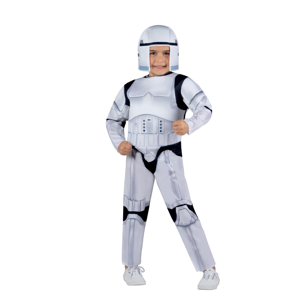 KROEGER Costumes Star Wars Stormtrooper Costume for Toddles, Padded Jumpsuit