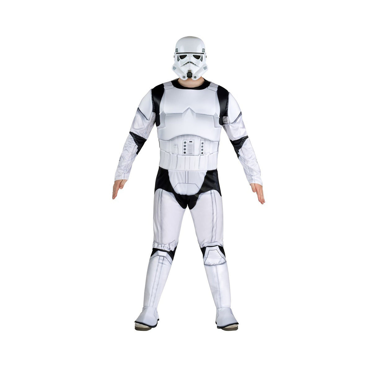 KROEGER Costumes Star Wars Stormtrooper Qualux Costume for Adults, Jumpsuit and Mask