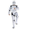 KROEGER Costumes Star Wars Stormtrooper Qualux Costume for Adults, Jumpsuit and Mask