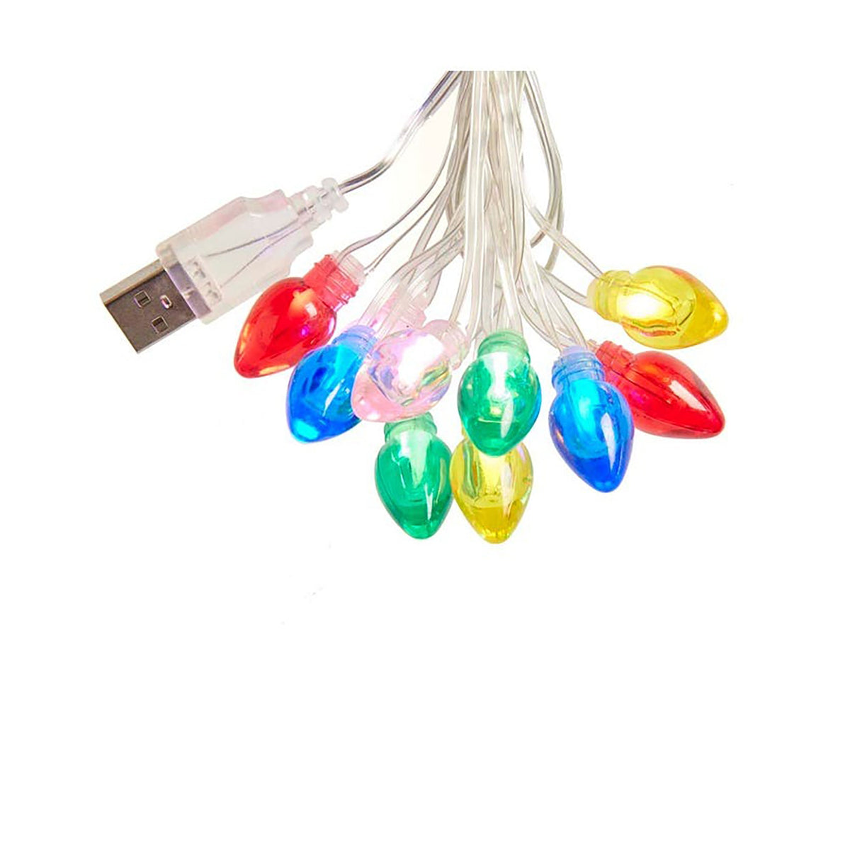 KURT S. ADLER INC Christmas 20 Light Bubble Set USB, 1 Count 086131548000