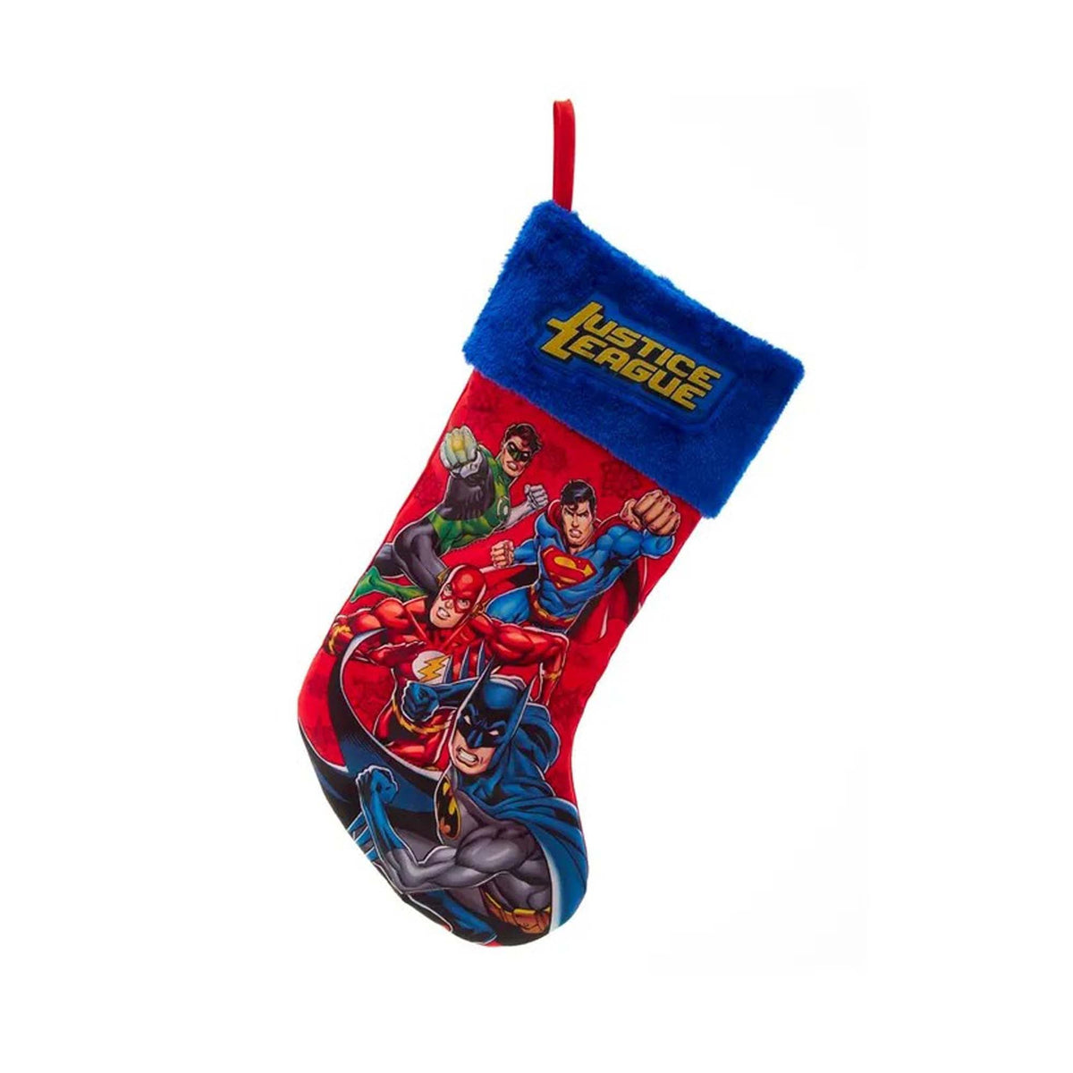 KURT S. ADLER INC Christmas Justice League Christmas Stocking, 19 Inches, 1 Count