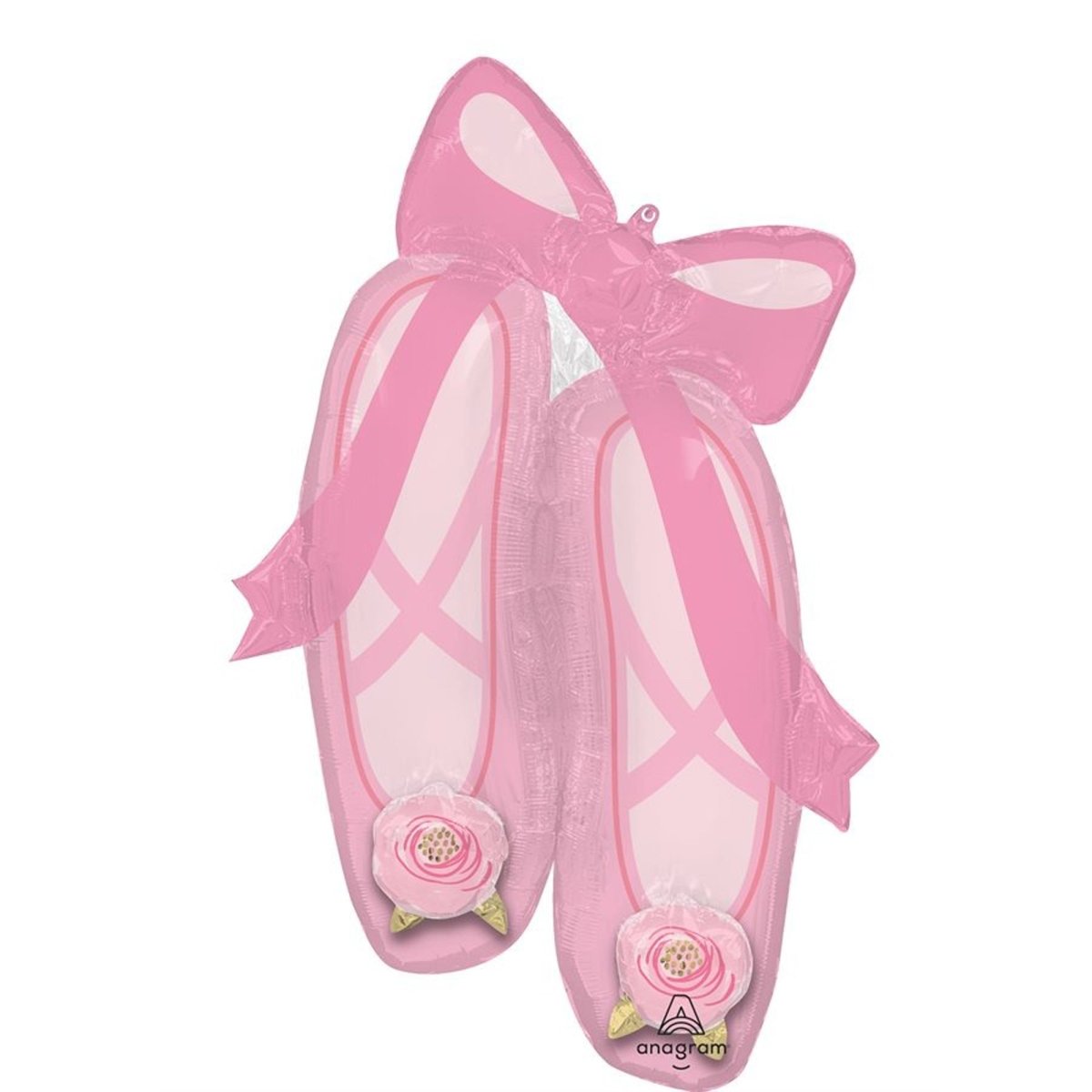 LE GROUPE BLC INTL INC Balloons Ballerina Slipper Supershape Foil Balloon, 31 Inches, 1 Count 026635478564