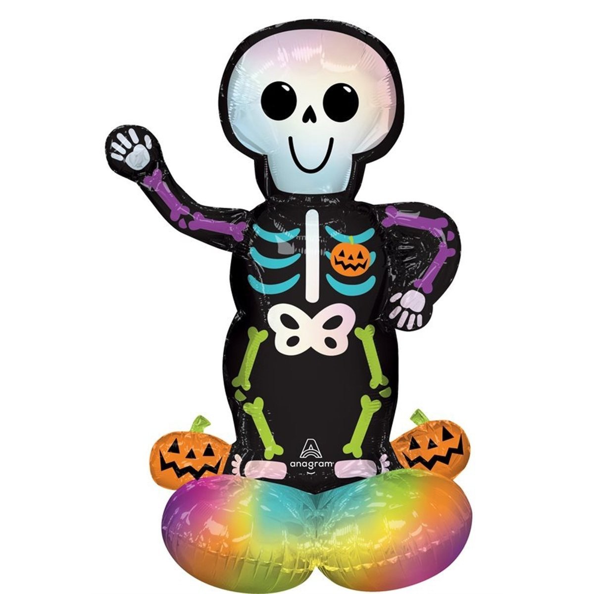LE GROUPE BLC INTL INC Balloons Bare Bones Airloonz Standing Air-Filled Balloon, 29 Inches, 1 Count 26635490221