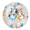 LE GROUPE BLC INTL INC Balloons Bluey And Bingo Birthday Orbz Balloon, 15 Inches, 1 Count 026635474351