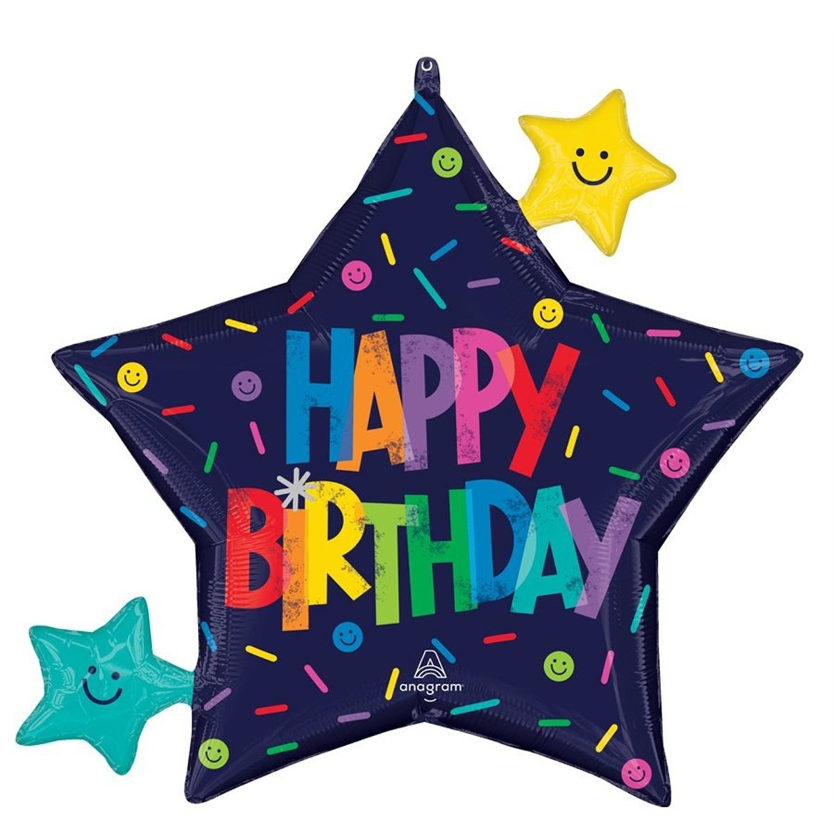LE GROUPE BLC INTL INC Balloons Bold Birthday Supershape Foil Balloon, 28 Inches, 1 Count 026635478427