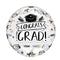LE GROUPE BLC INTL INC Balloons Cleary Sketch Grad Clearz Balloon, 18 Inches, 1 Count