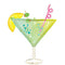 LE GROUPE BLC INTL INC Balloons Cocktail Surprise Birthday Supershape Foil Balloon, 32 Inches, 1 Count 026635478502