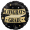 LE GROUPE BLC INTL INC Balloons Congrats Grad! Foil Balloon, 18 Inches, 1 Count 026635474542