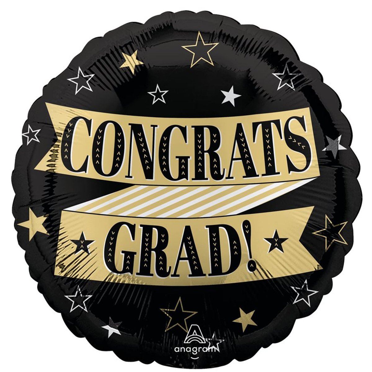 LE GROUPE BLC INTL INC Balloons Congrats Grad! Foil Balloon, 18 Inches, 1 Count 026635474542