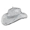 LE GROUPE BLC INTL INC Balloons Disco Western Hat Supershape Foil Balloon, 26 Inches, 1 Count 026635474023