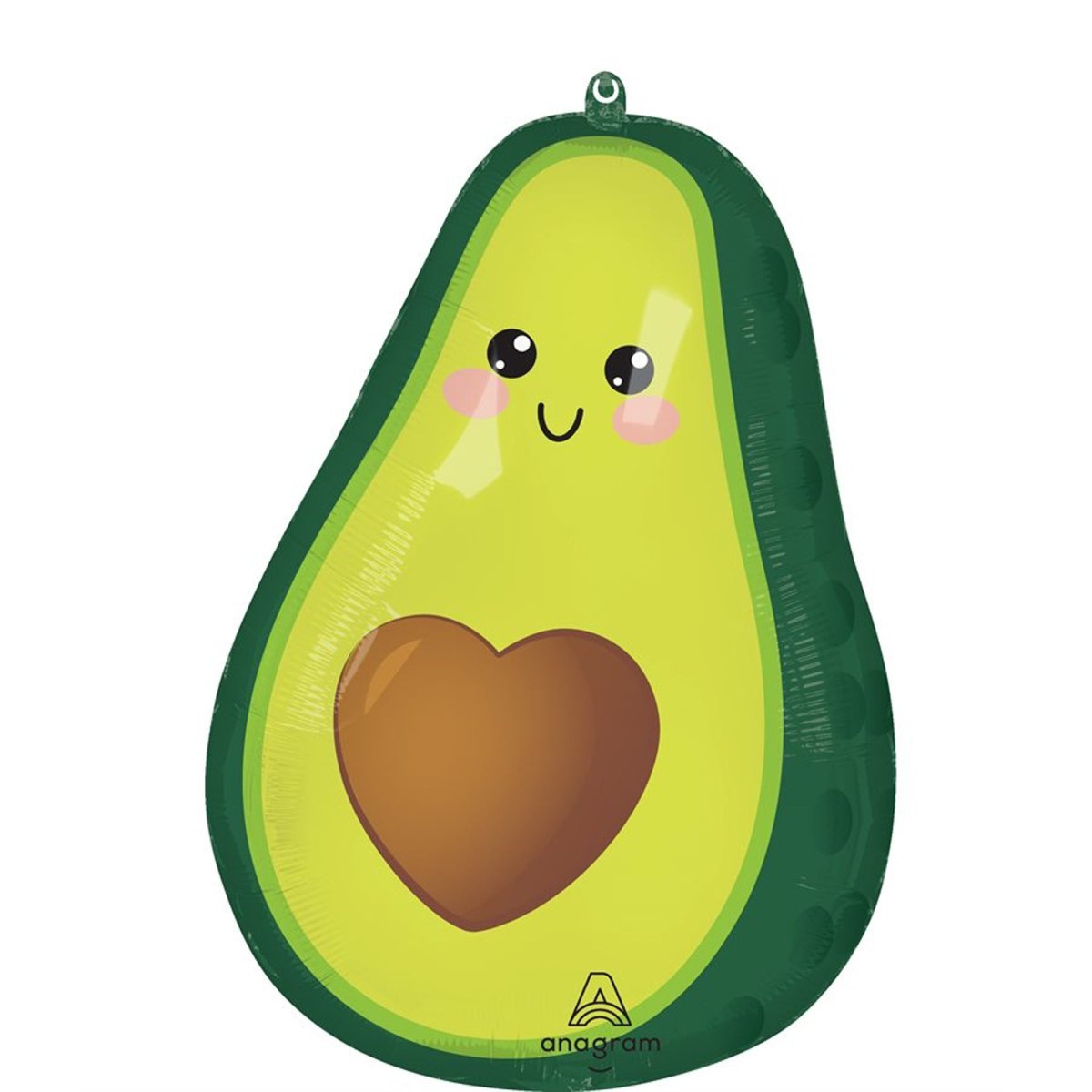 LE GROUPE BLC INTL INC Balloons Food Friends Avocado Supershape Foil Balloon, 25 Inches, 1 Count 026635479103