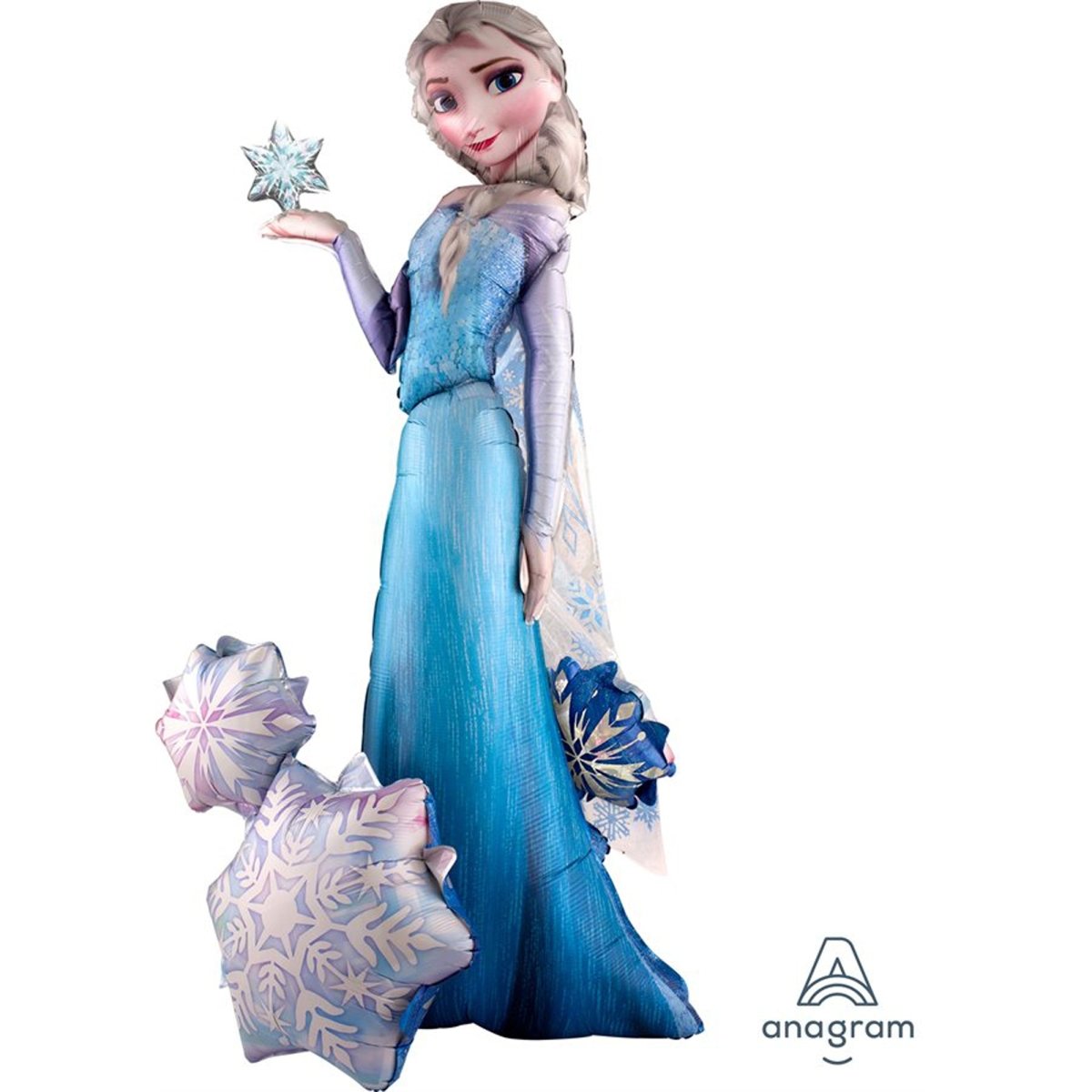 LE GROUPE BLC INTL INC Balloons Frozen Elsa Giant Air Walker Balloon, Disney, 57 Inches, 1 Count 013051530679