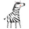 LE GROUPE BLC INTL INC Balloons Get Wild Zebra Supershape Balloon, 36 Inches, 1 Count 26635428835