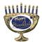 LE GROUPE BLC INTL INC Balloons Happy Hanukkah Elegant Menorah Supershape Balloon, 29 Inches, 1 Count
