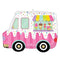 LE GROUPE BLC INTL INC Balloons Ice Cream Truck Supershape Foil Balloon, 26 Inches, 1 Count 026635476232